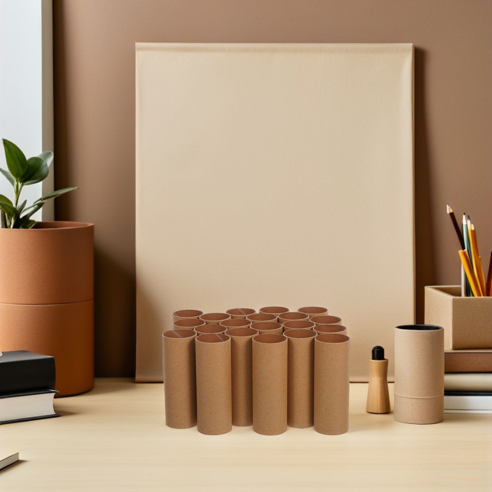 30 sztuk kartonowych rur, okrą – Art Craft Cardboard recenzja i cena