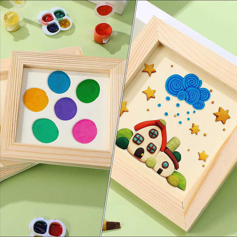 6 sztuk drewnianych ram do obr – Art And Craft For Nursery recenzja i cena