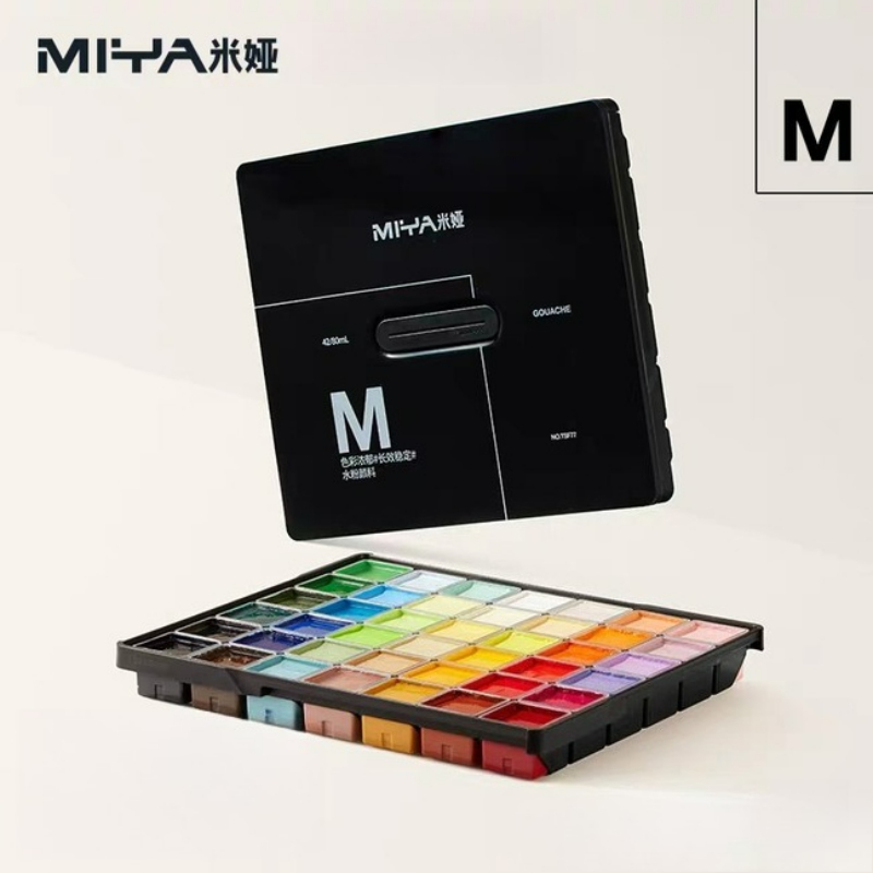 Zestaw farb gwaszowych MIYA Je – Gouache Paint Set recenzja i cena