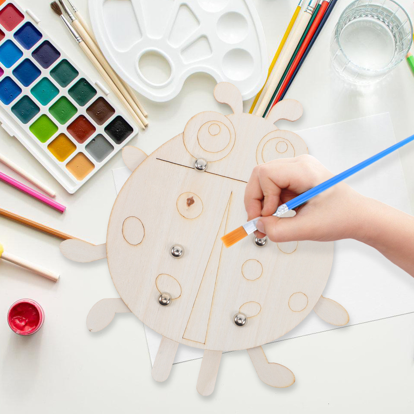 6 szt. Drewniane, puste kształ – Art And Craft For Nursery recenzja i cena