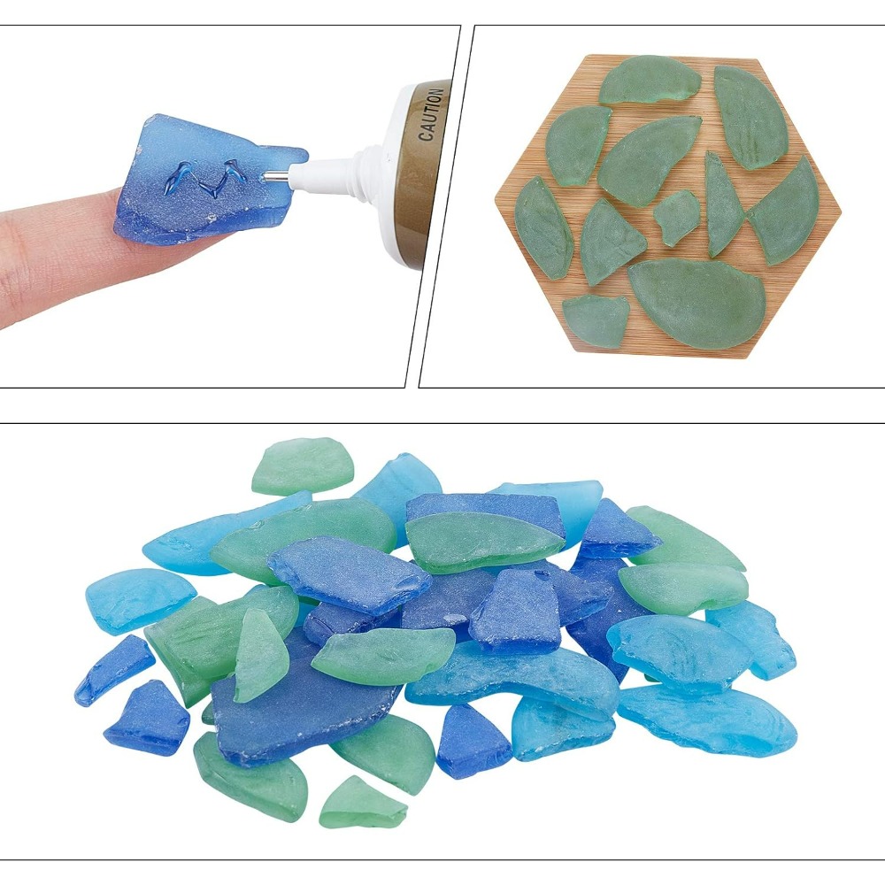 3 kolory szkła kobaltowo-niebi – Art Craft Kit recenzja i cena