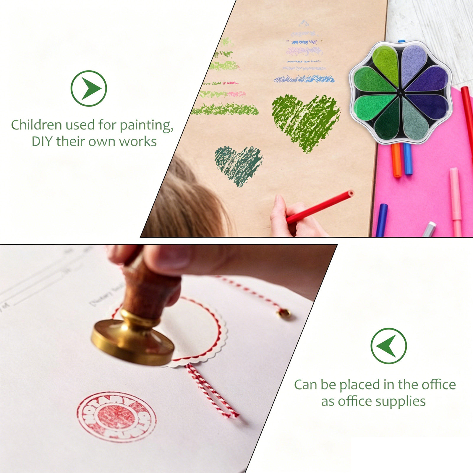 Kolorowa poduszka z tuszem w k – Art And Craft For Nursery recenzja i cena