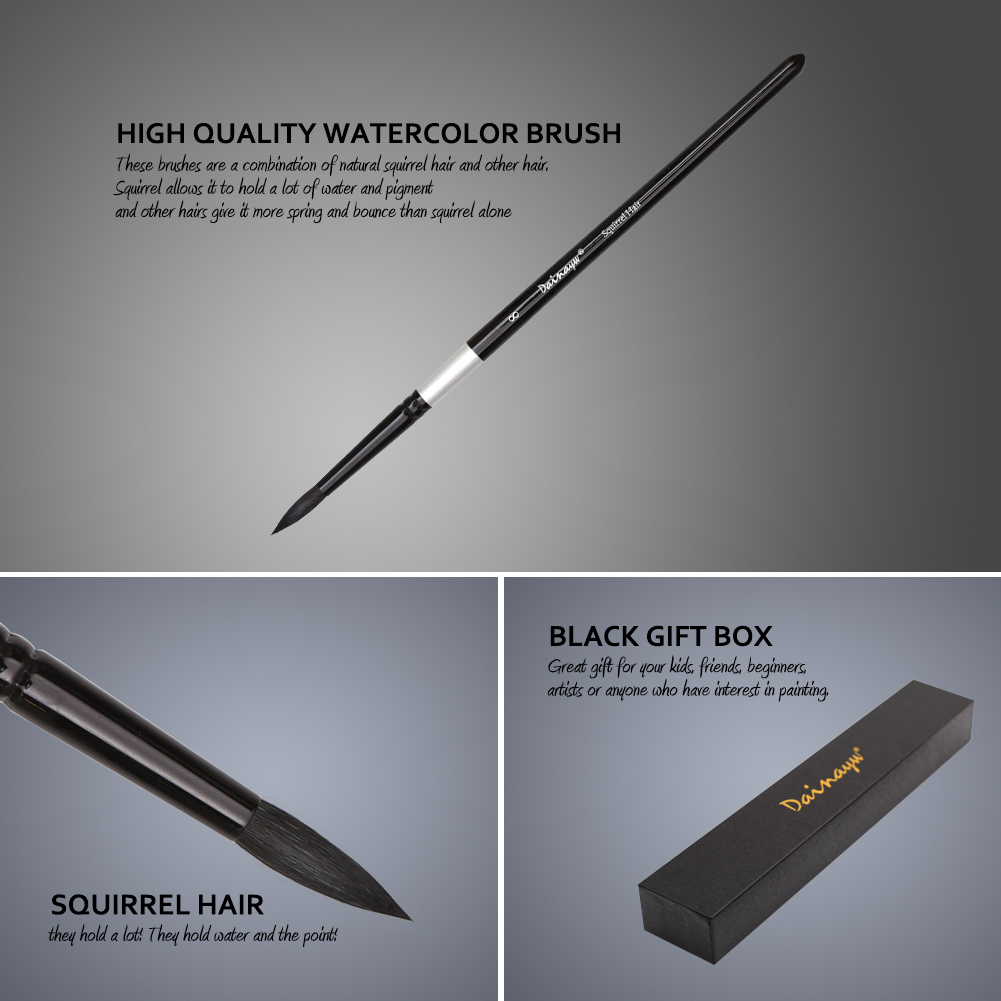 Dainayw 4 szczotki wiewiórka w – Gouache Paint Set recenzja i cena
