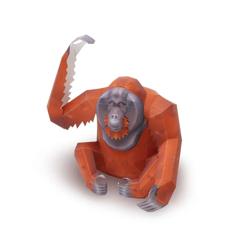 Orangutan Gorilla Origami Art  – Art Craft Cardboard recenzja i cena