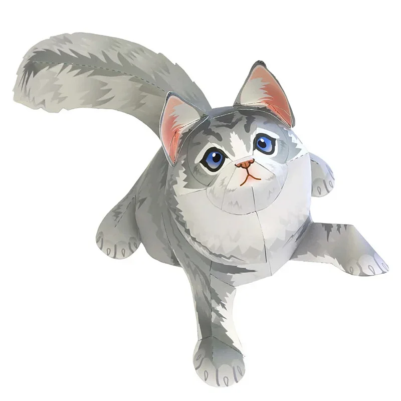 Model Origami Kota Maine Coon, – Art Craft Cardboard recenzja i cena
